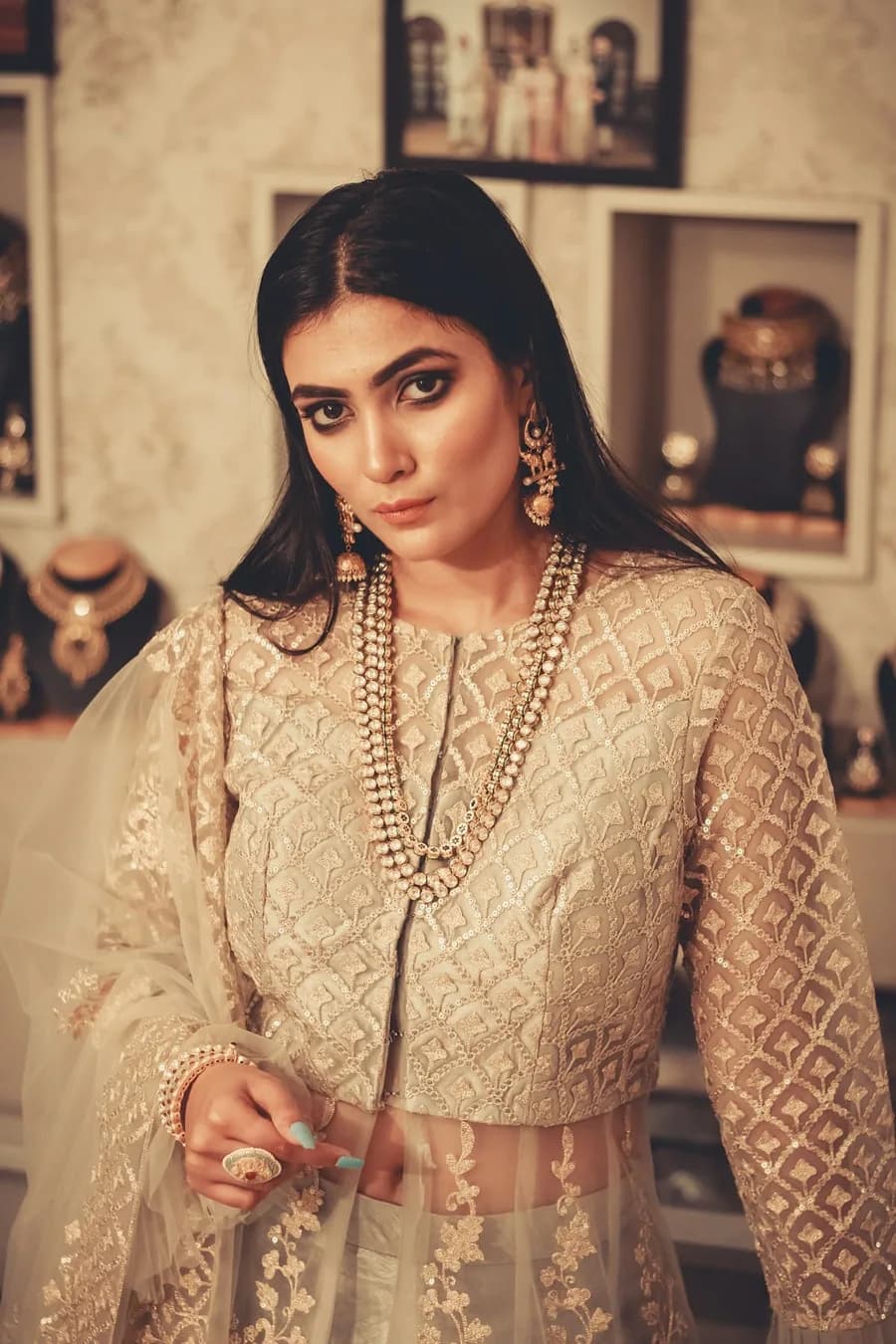 Bloom Anarkali Kurti — view 1