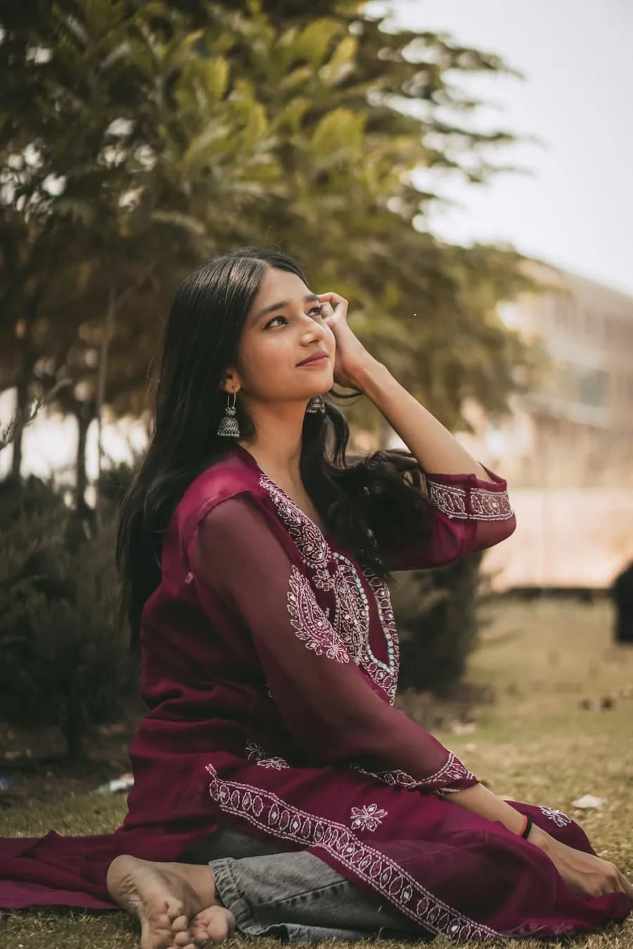 Sage Mul Cotton Straight Kurti — view 1